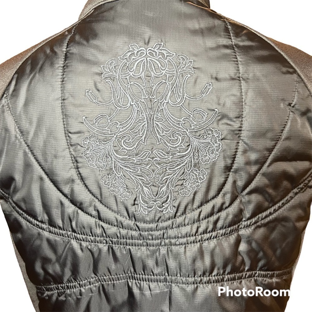 Athleta Black Flashback Embroidered Lightweight P… - image 5